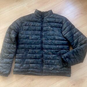 Prince of Fox size Large Men's camouflage Puffer Jacket